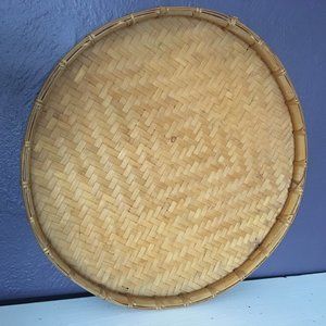 ROUND WOVEN TRAY/BASKET WALL ART